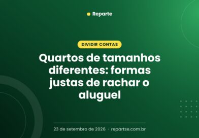 Quartos de tamanhos diferentes: formas justas de rachar o aluguel