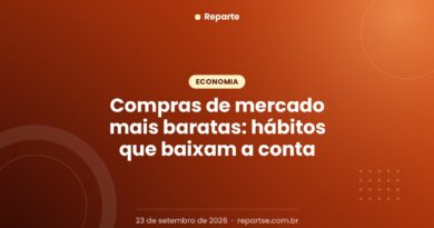 Compras de mercado mais baratas: hábitos que baixam a conta